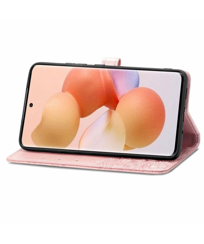 Housse Xiaomi 12 / 12X Mandala relief en simili cuir