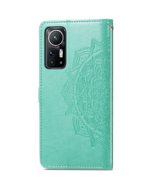 Housse Xiaomi 12 / 12X Mandala relief en simili cuir