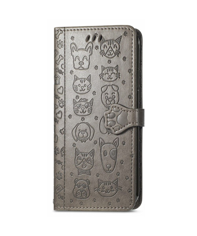 Housse Xiaomi 12 / 12X effet cuir animaux en relief