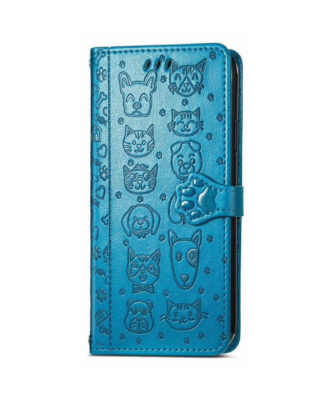 Housse Xiaomi 12 / 12X effet cuir animaux en relief