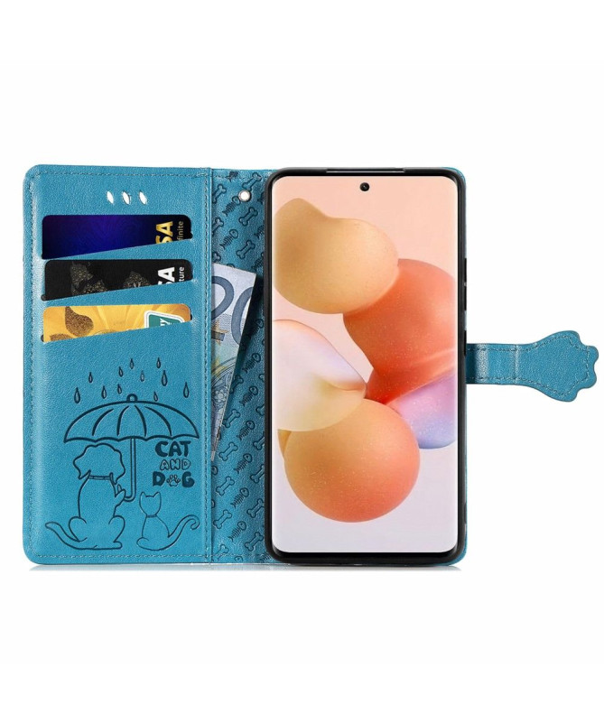 Housse Xiaomi 12 / 12X effet cuir animaux en relief