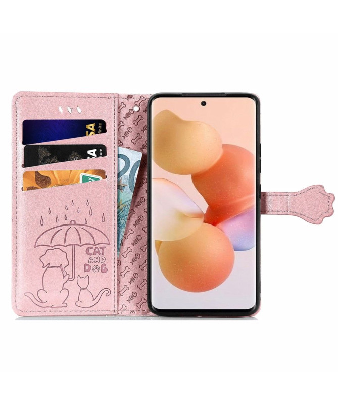 Housse Xiaomi 12 / 12X effet cuir animaux en relief
