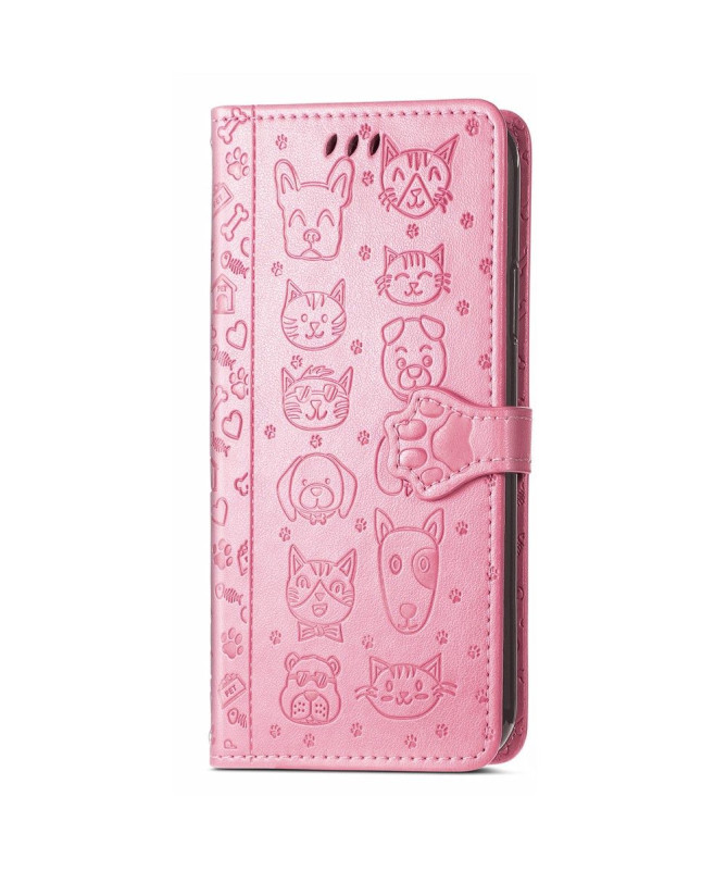 Housse Xiaomi 12 / 12X effet cuir animaux en relief