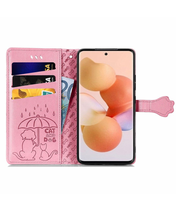 Housse Xiaomi 12 / 12X effet cuir animaux en relief
