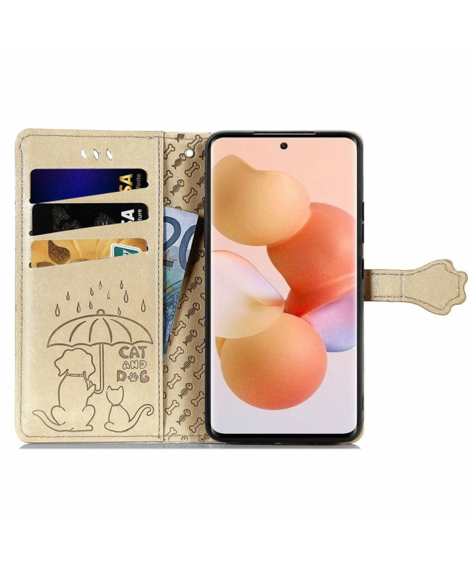 Housse Xiaomi 12 / 12X effet cuir animaux en relief