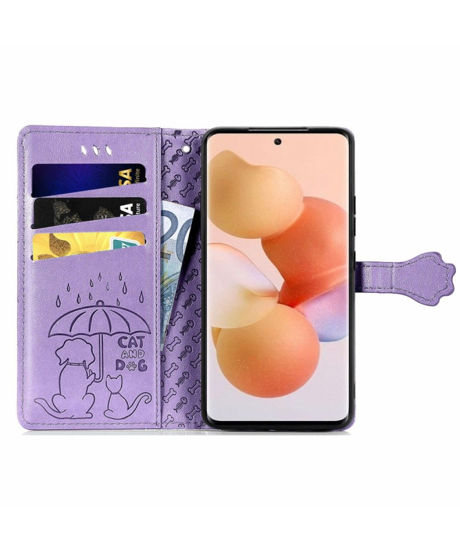 Housse Xiaomi 12 / 12X effet cuir animaux en relief