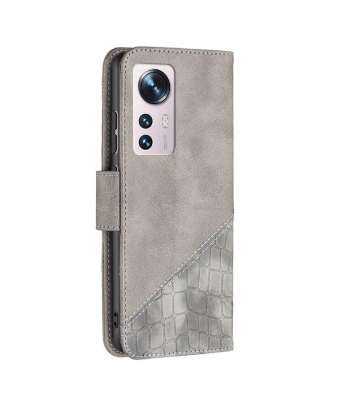 Housse Xiaomi 12 / 12X Effet Cuir Aspect Croco