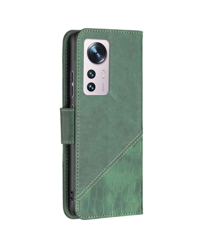 Housse Xiaomi 12 / 12X Effet Cuir Aspect Croco