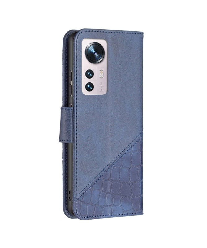 Housse Xiaomi 12 / 12X Effet Cuir Aspect Croco
