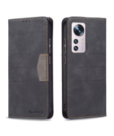 Housse Xiaomi 12 / 12X BINFEN COLOR flip simili cuir