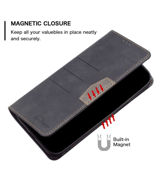 Housse Xiaomi 12 / 12X BINFEN COLOR flip simili cuir