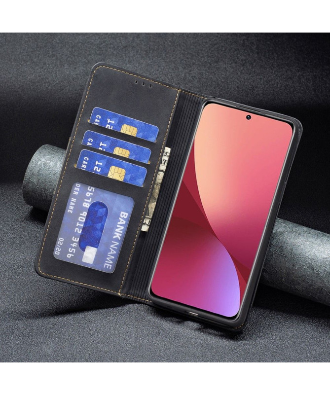 Housse Xiaomi 12 / 12X BINFEN COLOR flip simili cuir