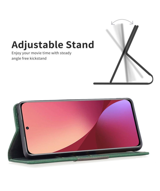 Housse Xiaomi 12 / 12X BINFEN COLOR flip simili cuir