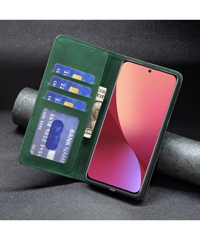 Housse Xiaomi 12 / 12X BINFEN COLOR flip simili cuir