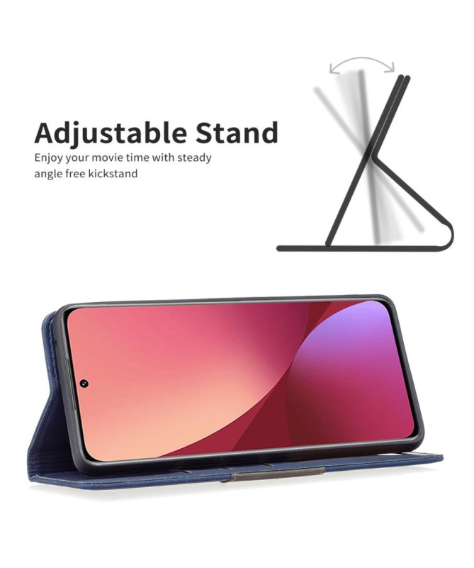 Housse Xiaomi 12 / 12X BINFEN COLOR flip simili cuir