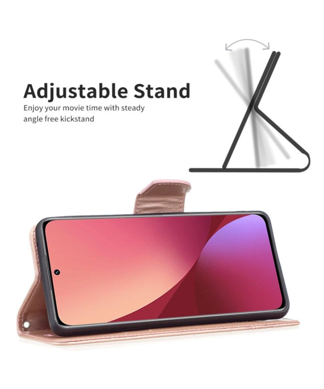 Housse Xiaomi 12 / 12X papillons fonction support