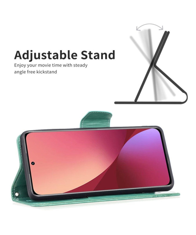 Housse Xiaomi 12 / 12X papillons fonction support