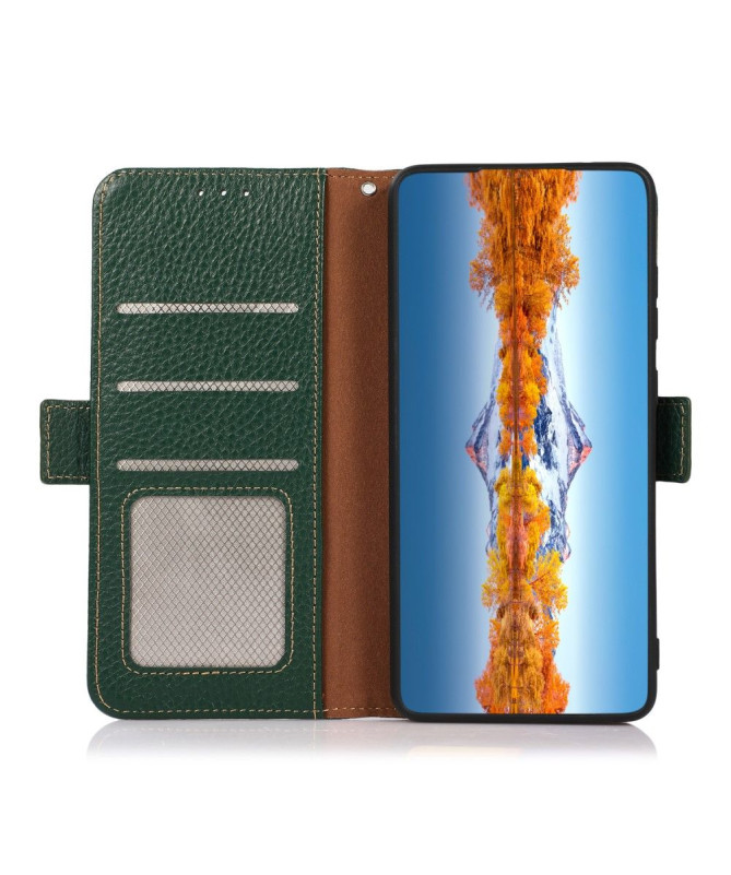 Housse Xiaomi 12 / 12X KHAZNEH cuir grainé first