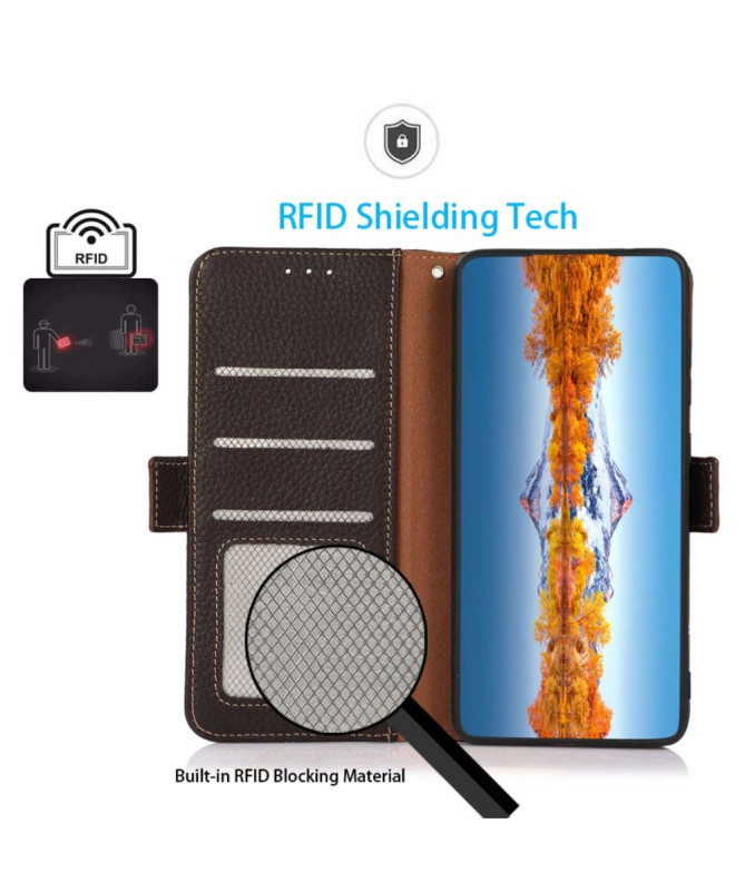 Housse Xiaomi 12 / 12X KHAZNEH cuir grainé first