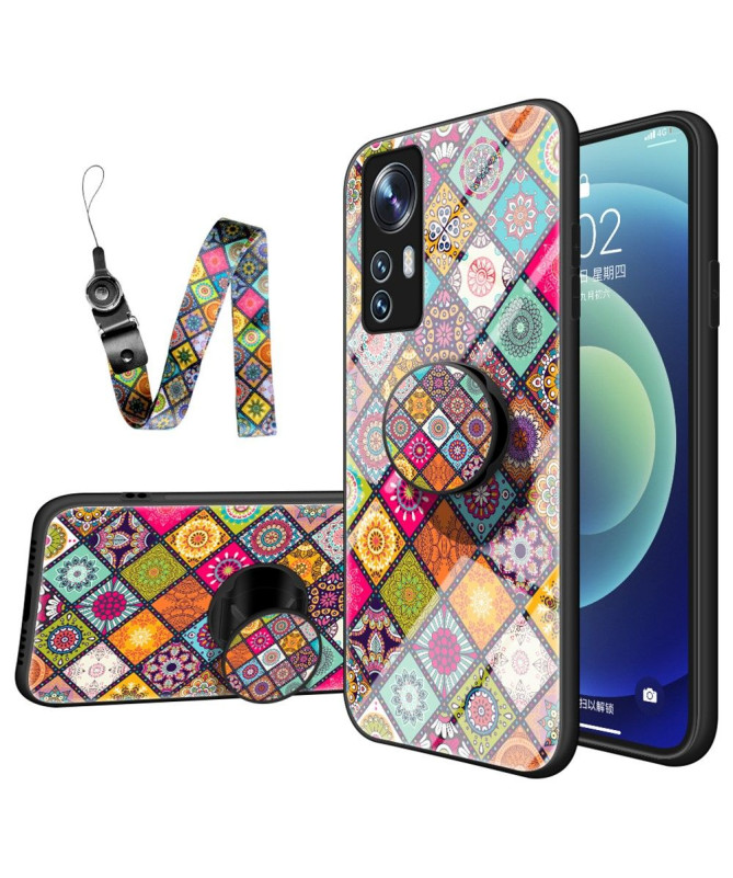 Coque Xiaomi 12 / 12X Kaleidoscope Mandala avec support