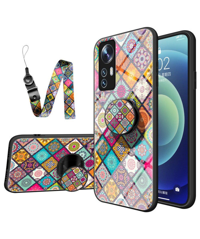 Coque Xiaomi 12 / 12X Kaleidoscope Mandala avec support
