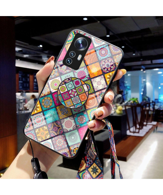 Coque Xiaomi 12 / 12X Kaleidoscope Mandala avec support