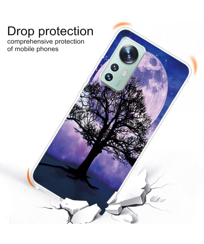 Coque Xiaomi 12 Pro L'arbre sous la lune