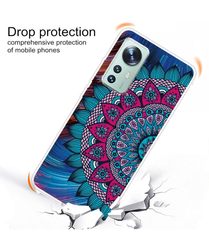 Coque Xiaomi 12 Pro Mandala coloré