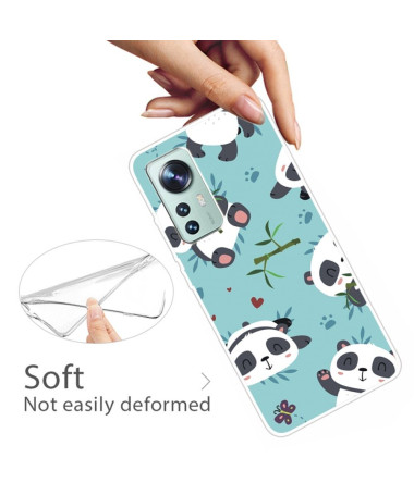 Coque Xiaomi 12 Pro Pandas