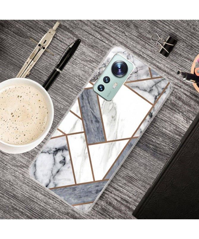 Coque Xiaomi 12 Pro Marbre Géométrie 0022 Series