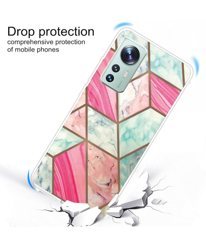 Coque Xiaomi 12 Pro Marbre Géométrie 0022 Series