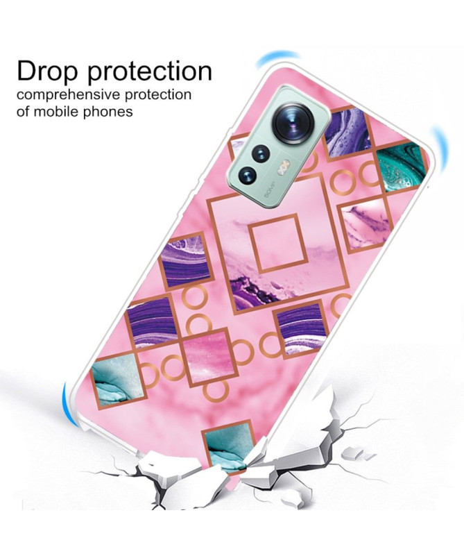 Coque Xiaomi 12 Pro Marbre Géométrie 0016 Series