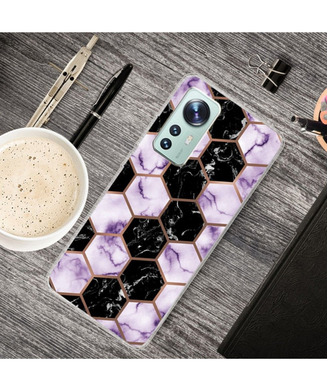 Coque Xiaomi 12 Pro Marbre Géométrie 0016 Series