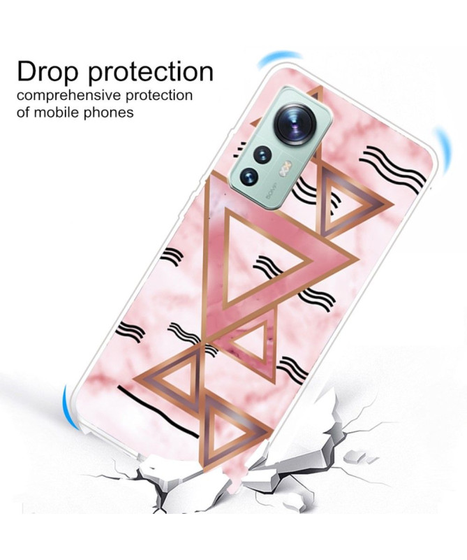 Coque Xiaomi 12 Pro Marbre Géométrie 0016 Series