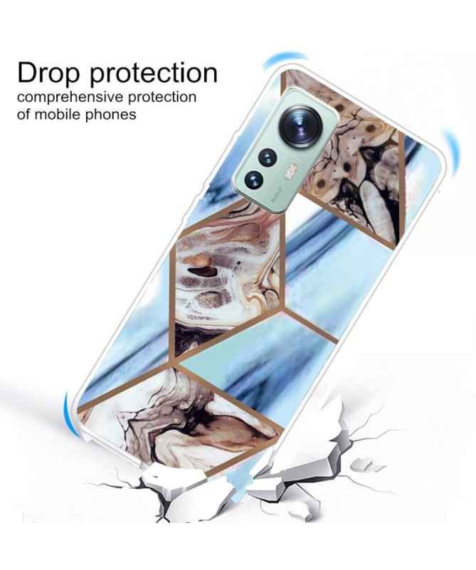 Coque Xiaomi 12 Pro Marbre Géométrie 0016 Series