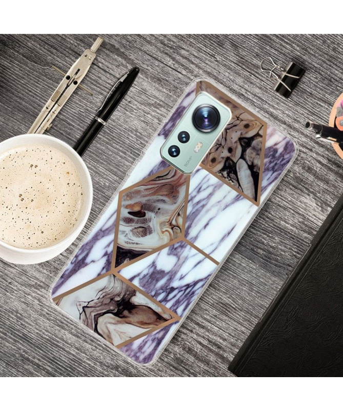 Coque Xiaomi 12 Pro Marbre Géométrie 0016 Series