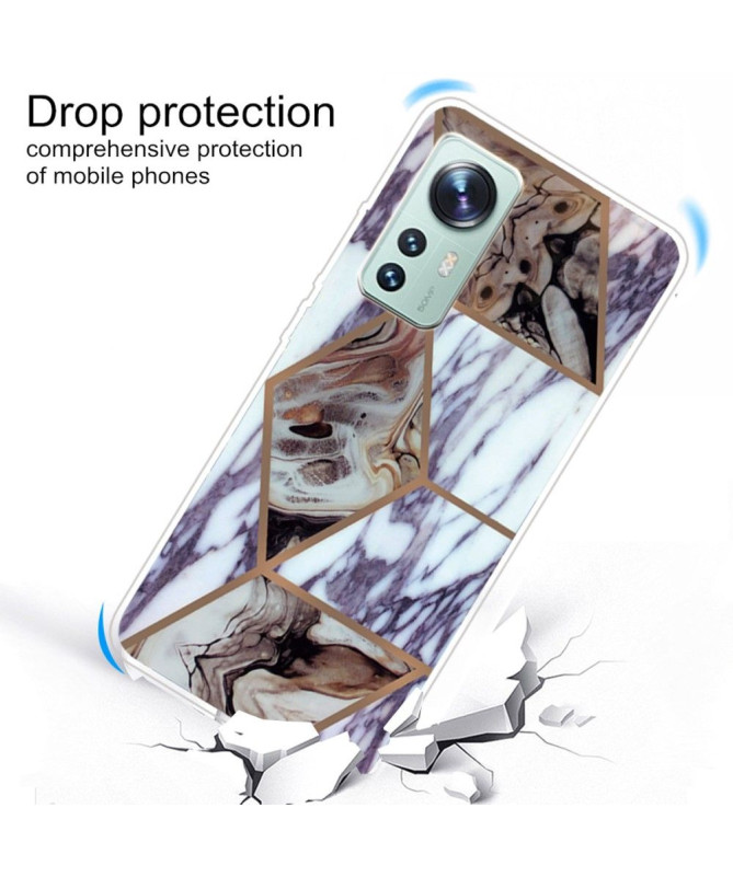 Coque Xiaomi 12 Pro Marbre Géométrie 0016 Series