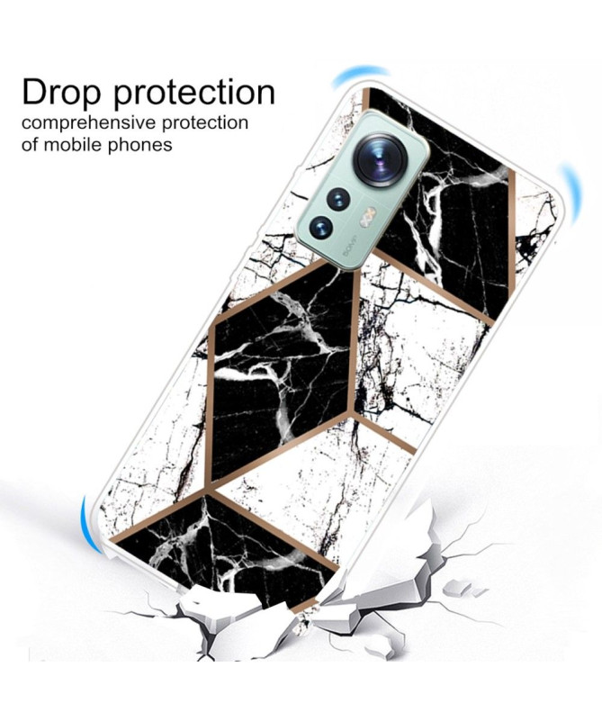 Coque Xiaomi 12 Pro Marbre Géométrie 0016 Series