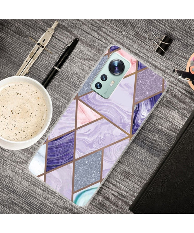 Coque Xiaomi 12 Pro Marbre Géométrie 0016 Series