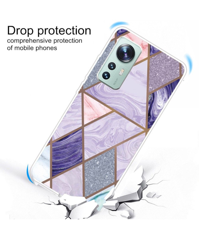 Coque Xiaomi 12 Pro Marbre Géométrie 0016 Series