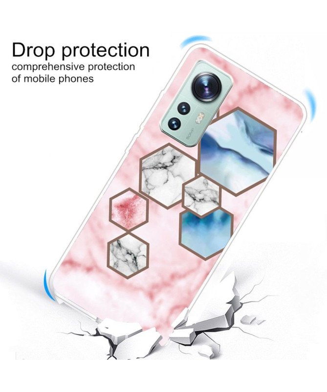 Coque Xiaomi 12 Pro Marbre Géométrie 0016 Series