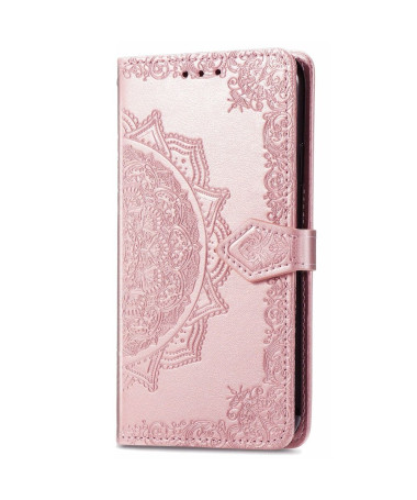 Housse Xiaomi 12 Pro Mandala relief en simili cuir