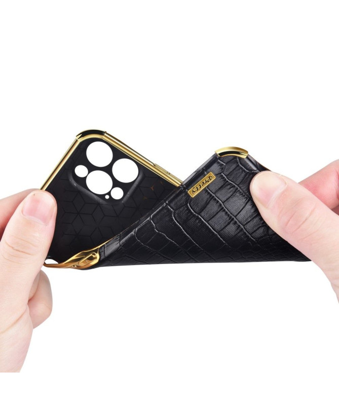 Coque Xiaomi 12 Pro Effet Croco avec Anneau