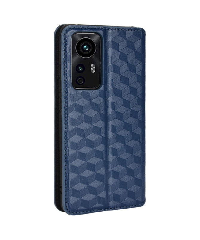 Housse Xiaomi 12 Pro flip cover design géométrie