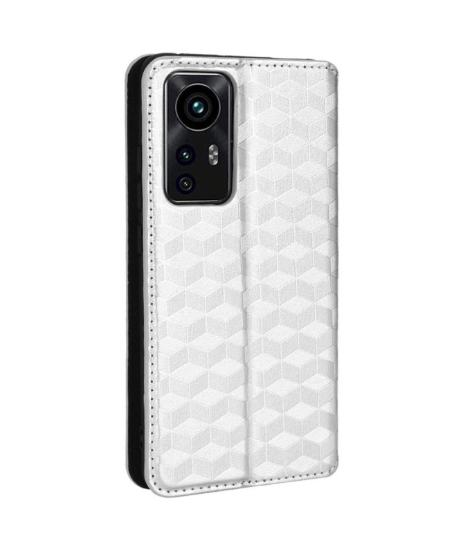 Housse Xiaomi 12 Pro flip cover design géométrie