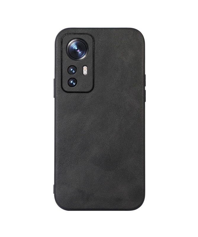 Coque Xiaomi 12 / 12X Aspect Cuir Rétro