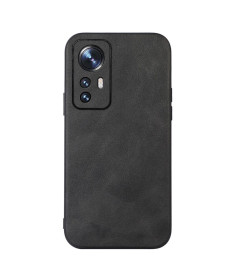 Coque Xiaomi 12 / 12X Aspect Cuir Rétro