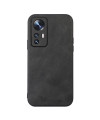 Coque Xiaomi 12 / 12X Aspect Cuir Rétro