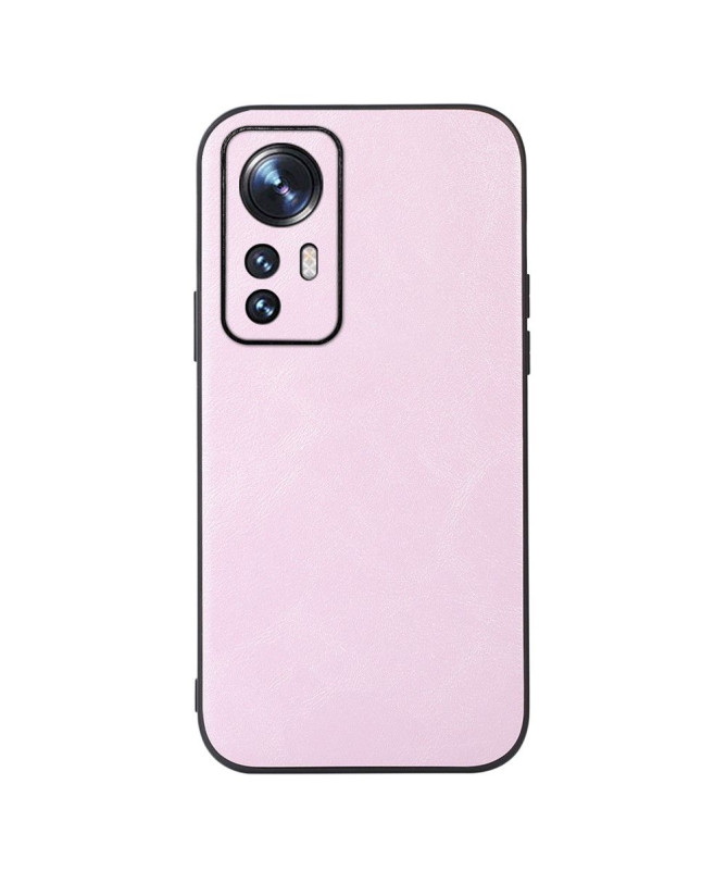Coque Xiaomi 12 / 12X Aspect Cuir Rétro