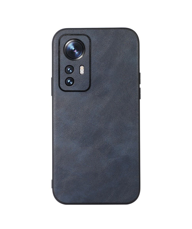 Coque Xiaomi 12 / 12X Aspect Cuir Rétro